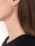 18kt rose gold Luce diamond drop earrings
